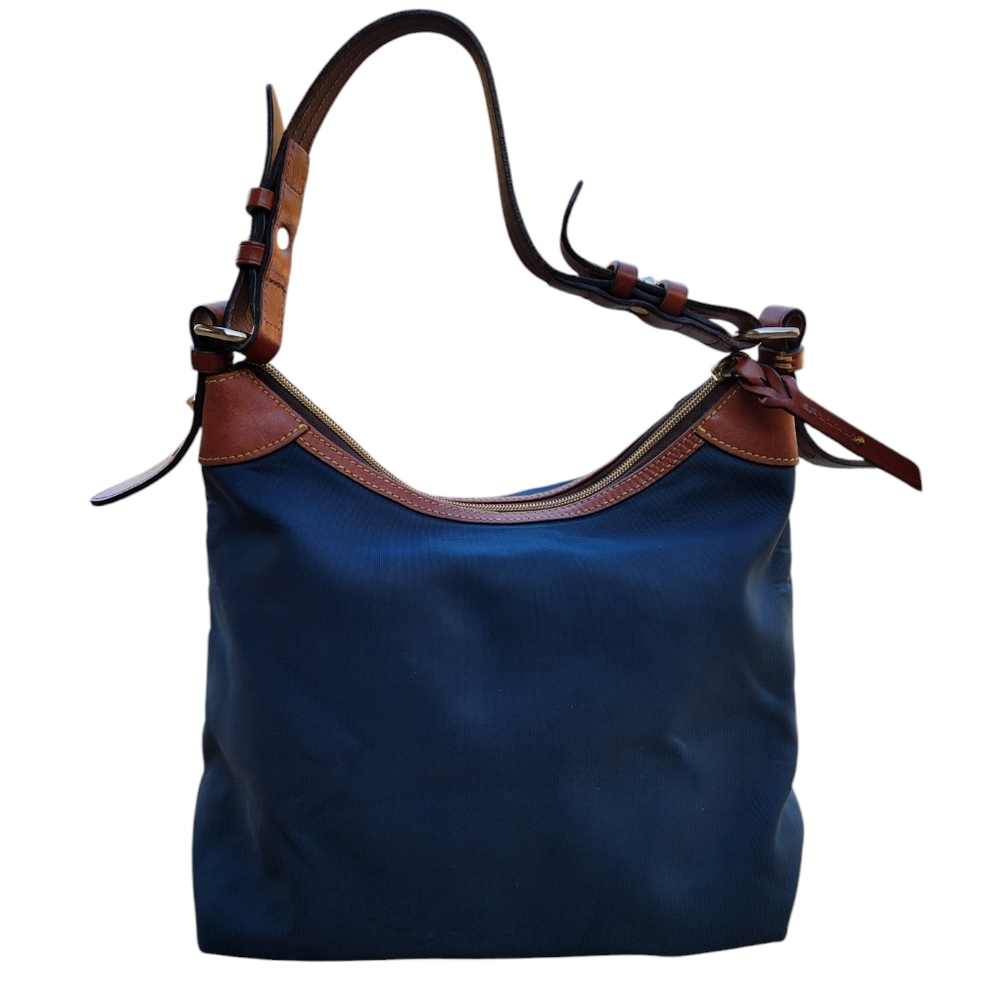 Dooney & Bourke Nylon Navy Blue Erica Shoulder Bag - Picture 4 of 12